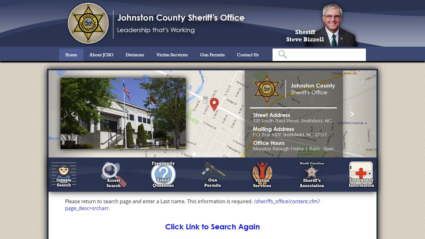Search the Recent Arrest Records of the Johnston County Sheriff's ...